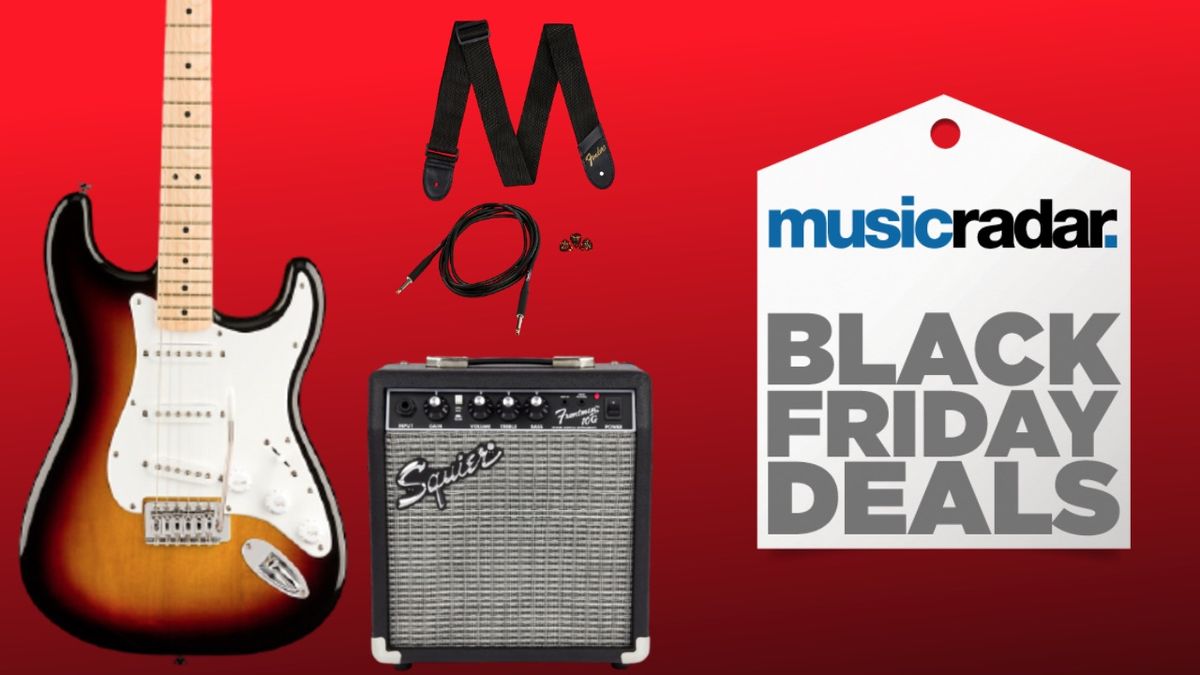 Get a Squier Limited Edition Stratocaster guitar pack with everything ...