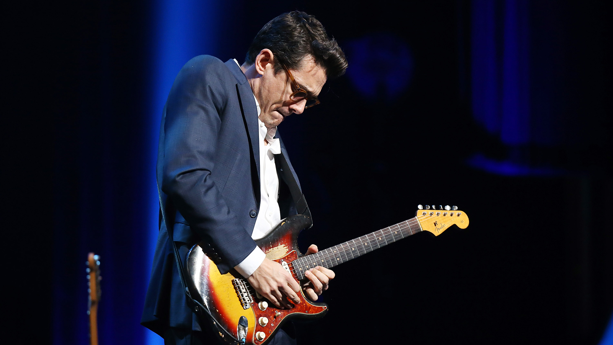 John Mayer performs onstage during The Thelonius Monk Jazz Trumpet Competition and All Star Gala concert held at Dolby Theatre on November 9, 2014 in Hollywood, California