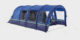 outdoor with tent on luxurious look and blue color