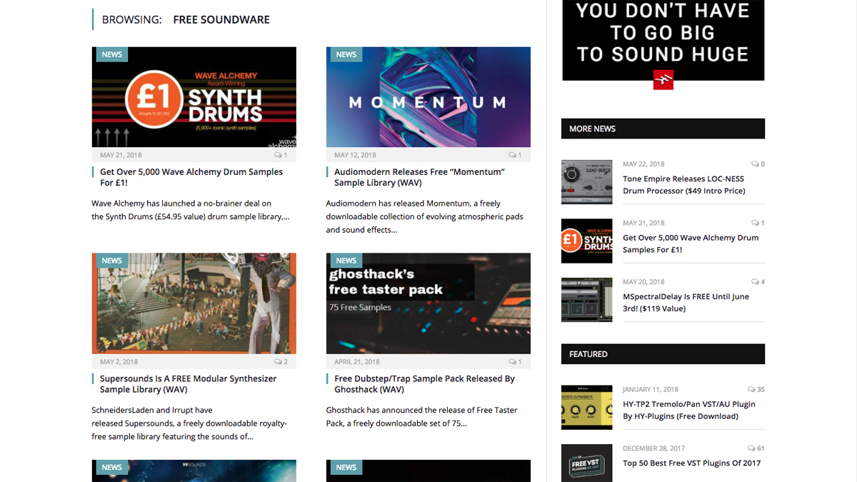 The Best Free Samples And Loop Download Sites On The Web | MusicRadar