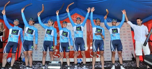 Movistar took the team prize.