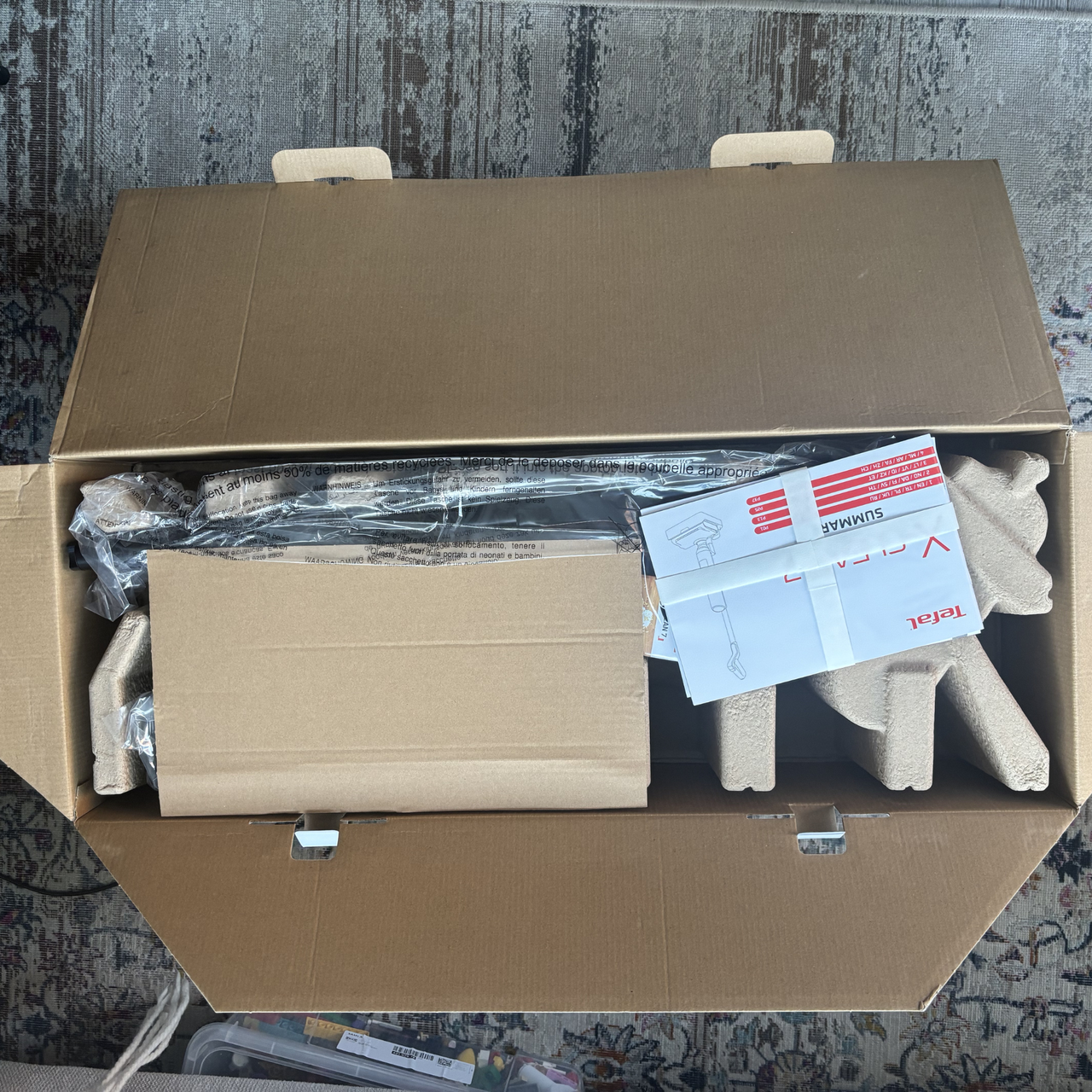 Tefal X-Clean 7 unboxing
