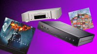 A image of the Dark Knight CD, the Marantz CD6007, the Arcam CD5 and Hail to the Thief CD