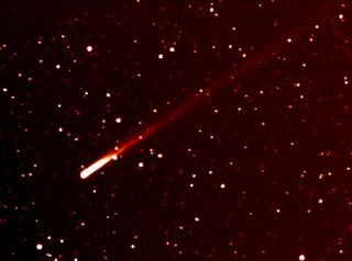 This image of comet NEOWISE was captured by NASA’s Solar and Terrestrial Relations Observatory, or STEREO, on June 24, 2020, as the comet approached the sun.