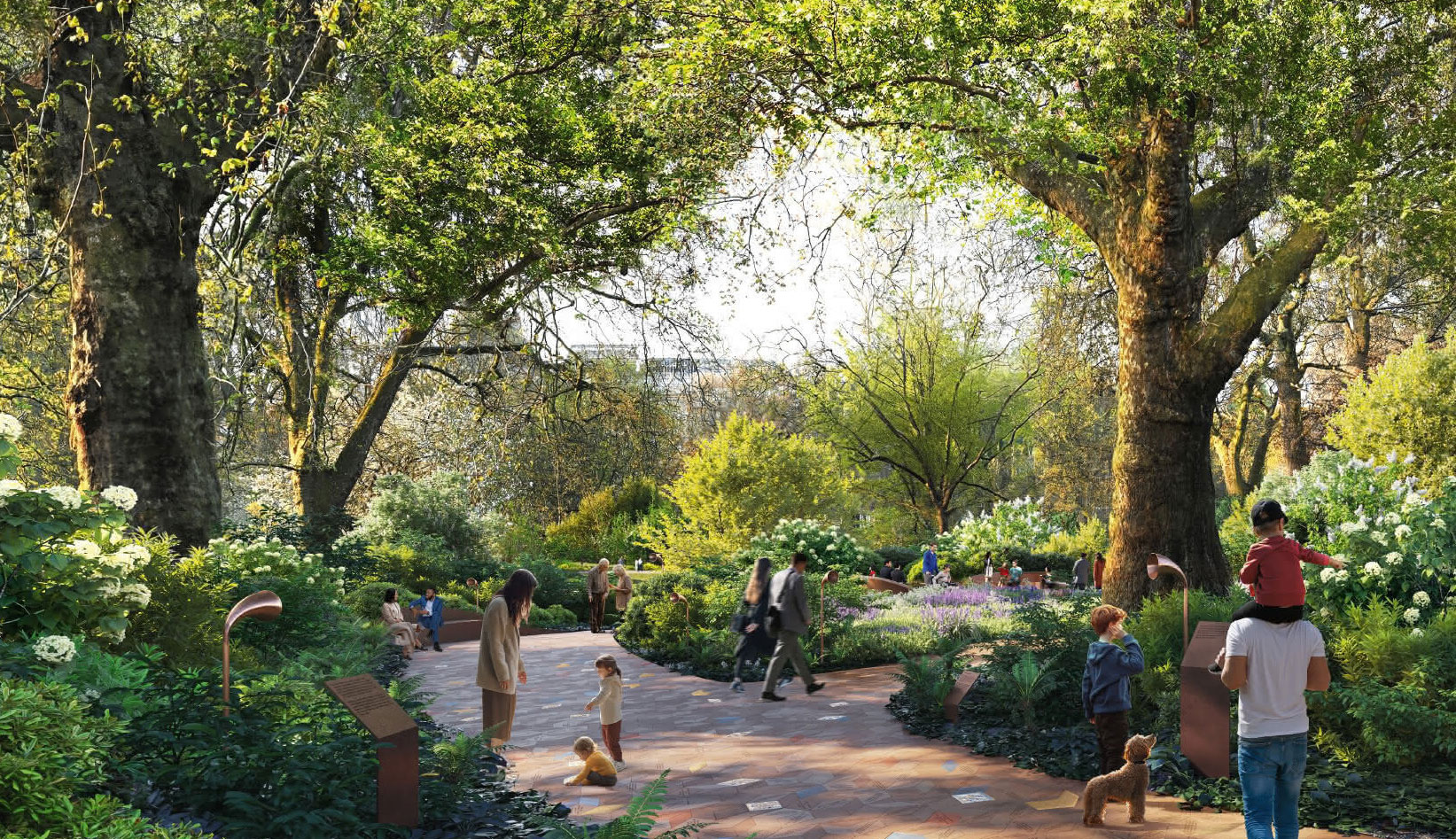 Design for the Queen Elizabeth II Memorial in St James's Park