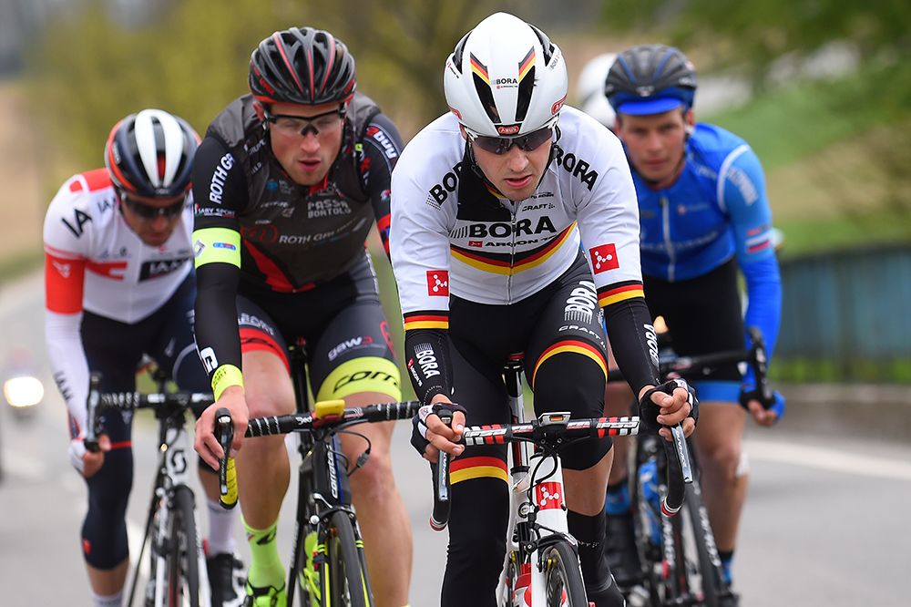 Emanuel Buchmann (Bora-Argon 18) in the breakaway