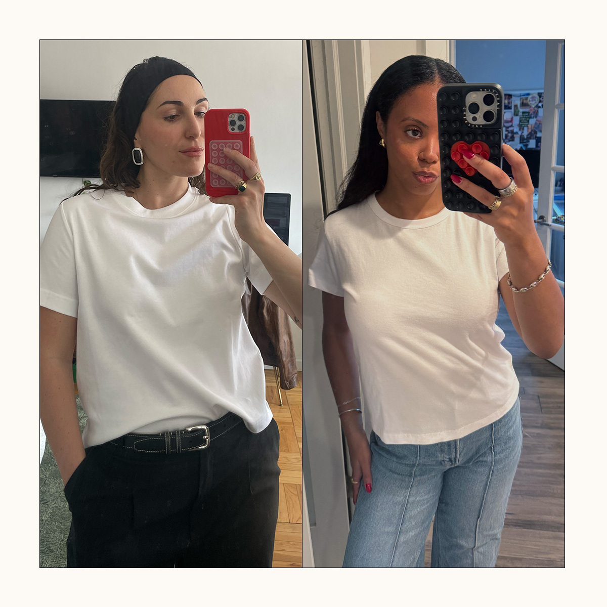 sierra mayhew and anna laplaca review the best white t shirt