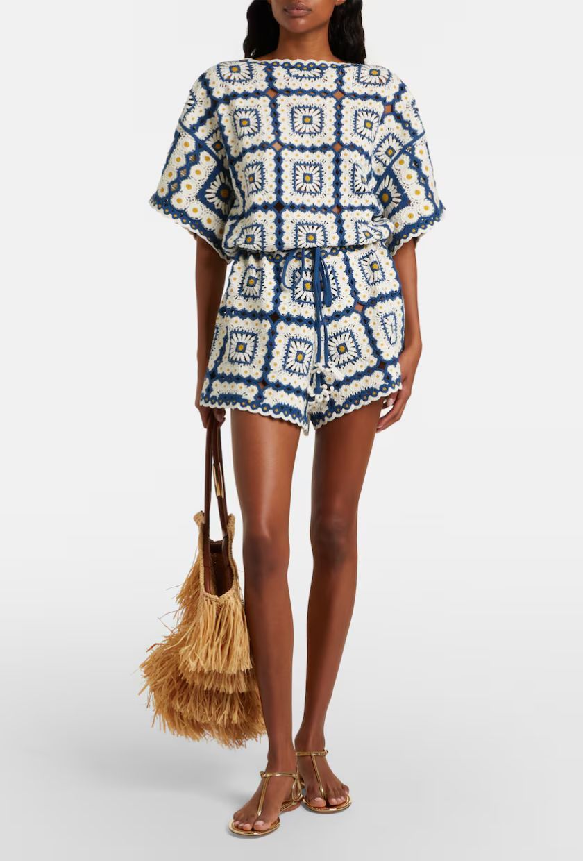 Alémais, Dolly crochet cotton romper