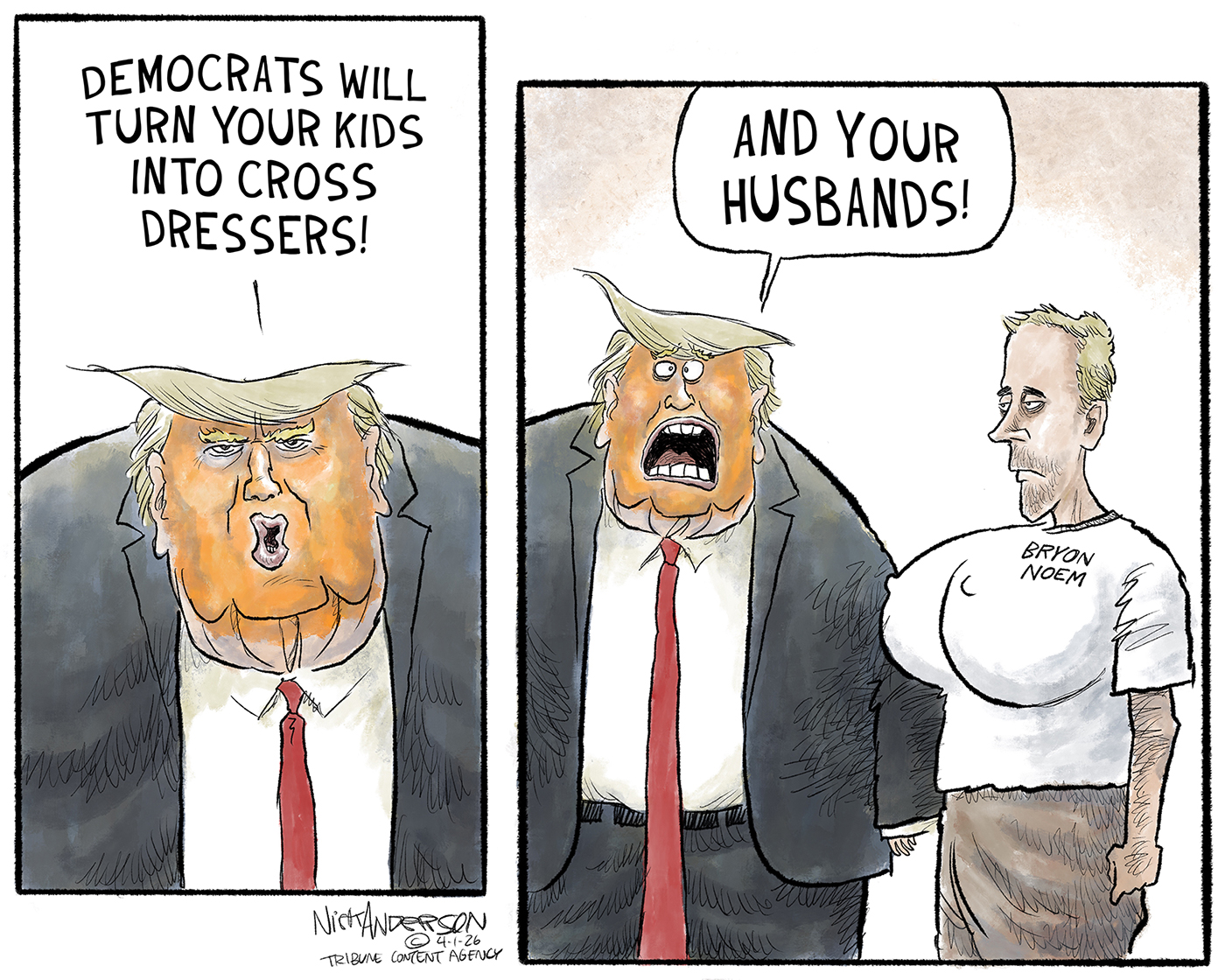 Political cartoon