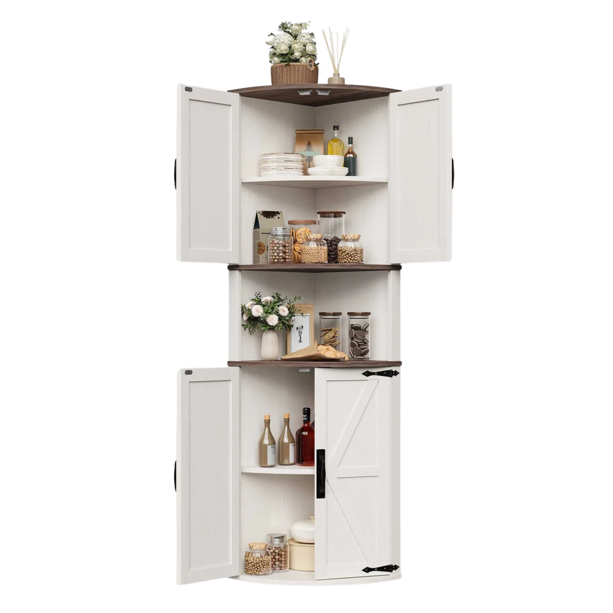 a tall storage cabinet