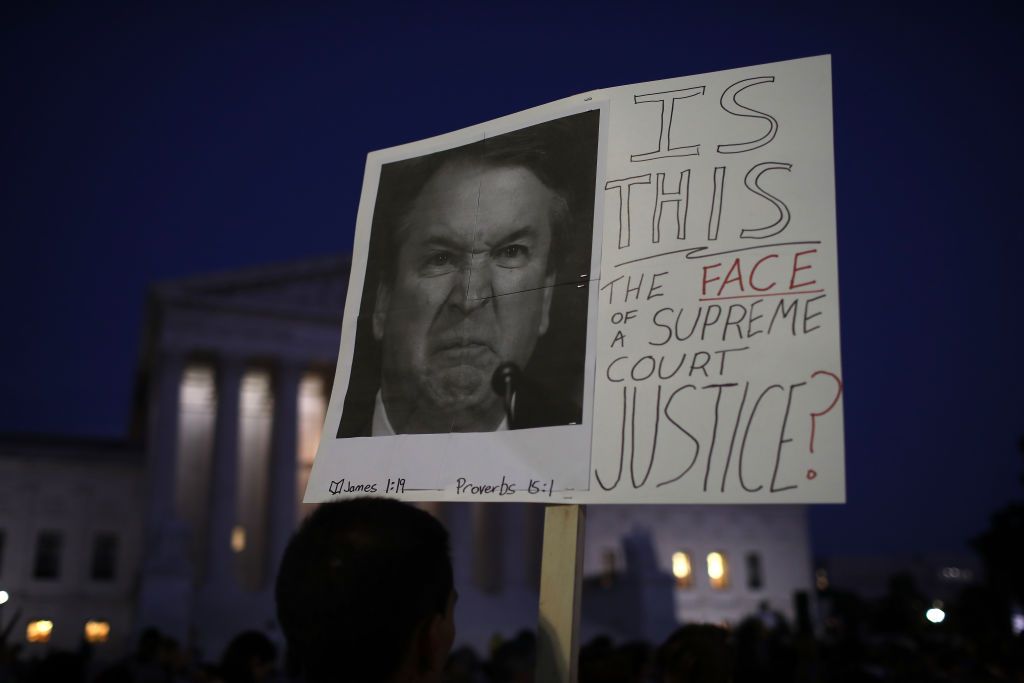 A Kavanaugh protester.