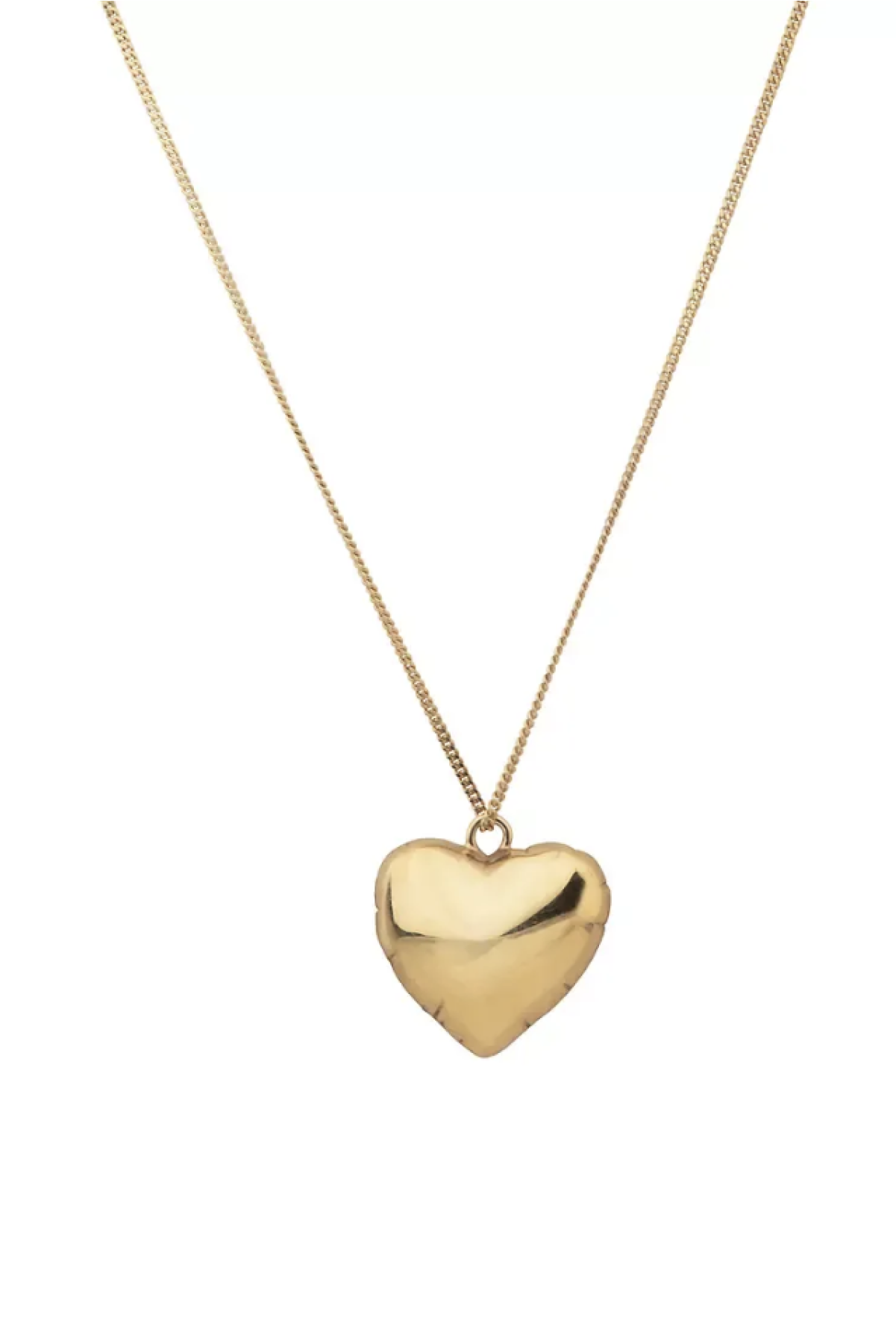 Classicworks 14k-Yellow-Gold Vermeil Heart Pendant Necklace