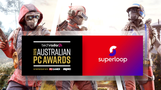 Two logos on three Arc Raiders characters