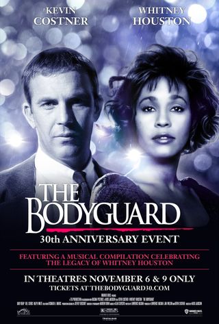 Movie poster for The Bodyguard 30th Anniversary Event