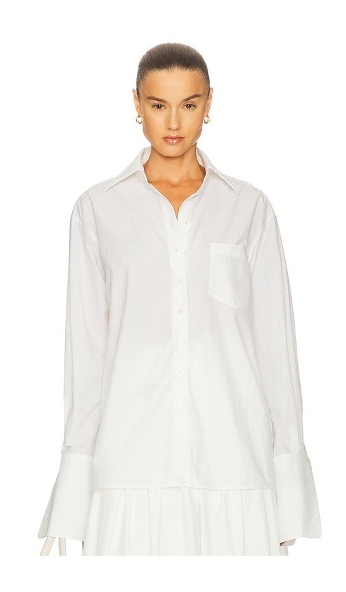 Classic Oversized Shirt in Tech Poplin