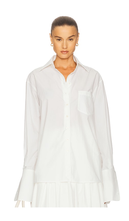 Classic Oversized Shirt in Tech Poplin