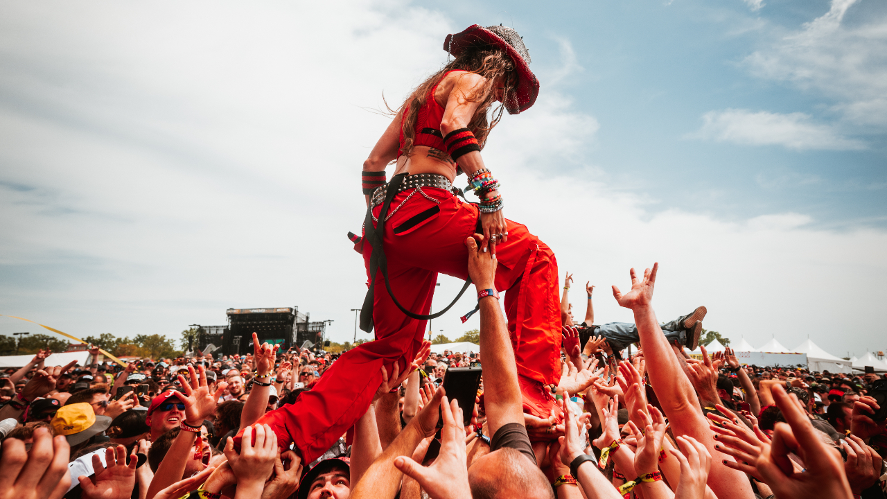 Mushroomhead live on stage