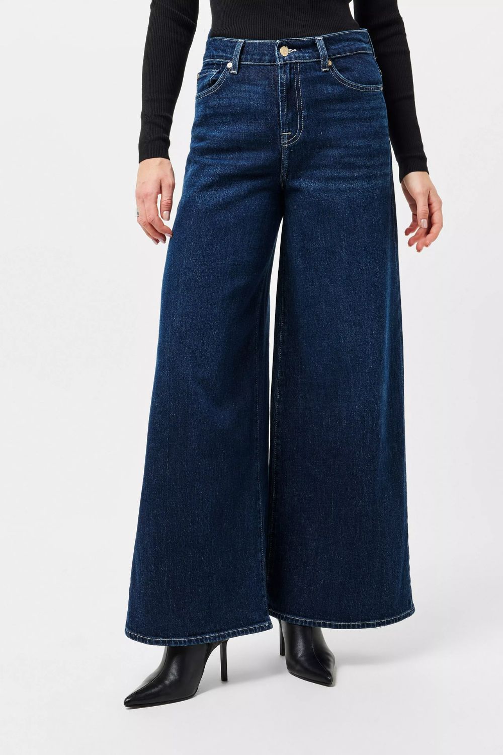 7 For all Mankind, Marie Wide Leg Jeans