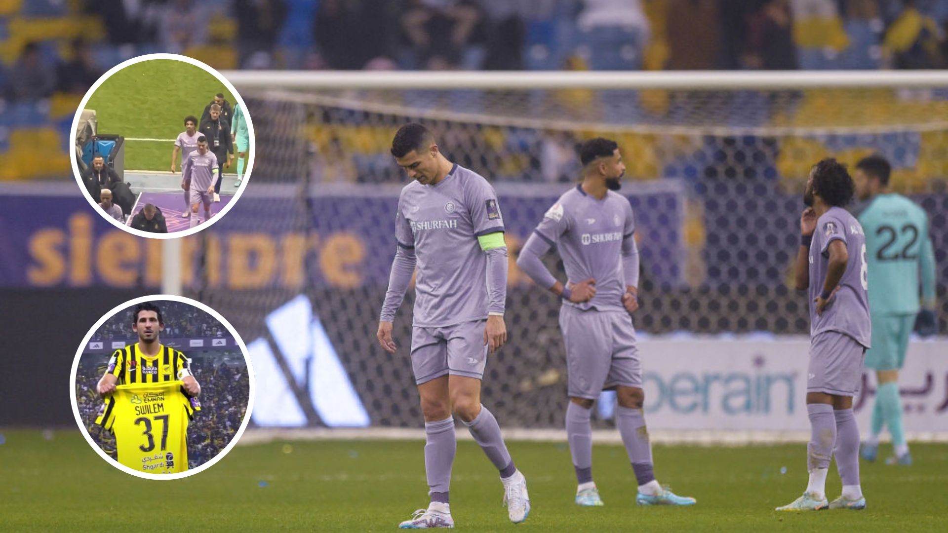 Cristiano Ronaldo mocked Lionel Messi's shirt celebration to a