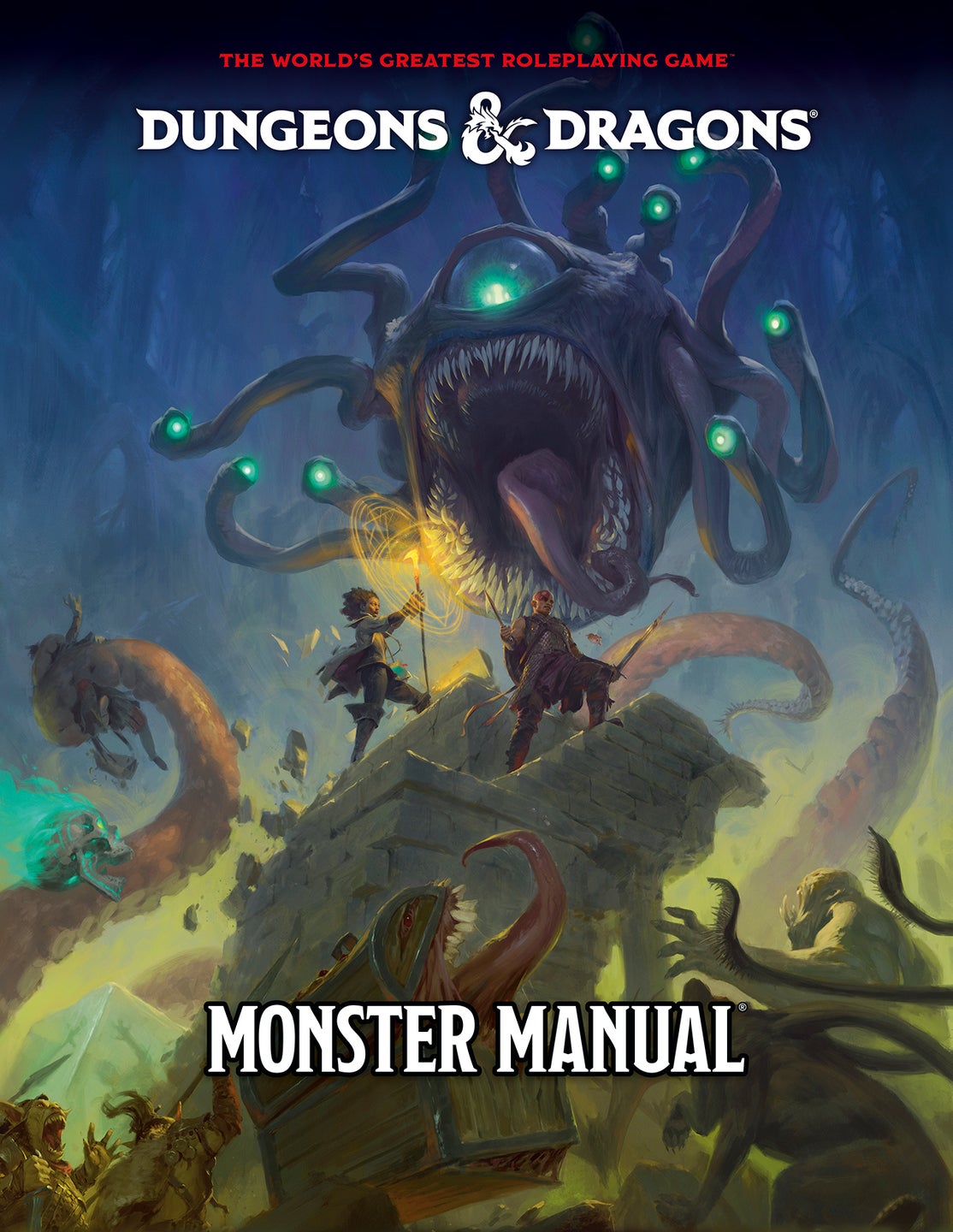 The new front cover for the Monster Manual