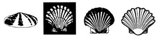 Evolution of Shell textless logo