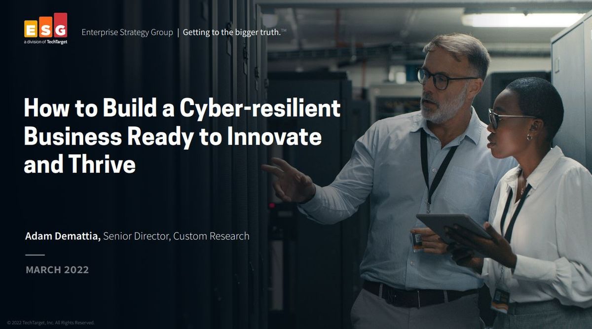 How To Build A Cyber-resilient Business Ready To Innovate And Thrive ...