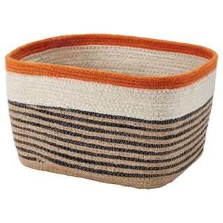 MÄvinn Basket - Stripe Multicolor 11 ¾x9 ¾x7 ¾ 