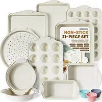 Kikcoin 21-Piece Bakeware Set