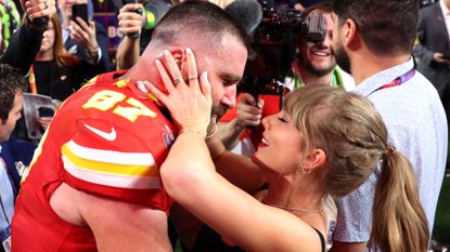 Taylor Swift and Travis Kelce Dance, Serenade Each Other To Swift’s Songs Following the Super Bowl.