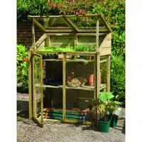 wooden mini greenhouse