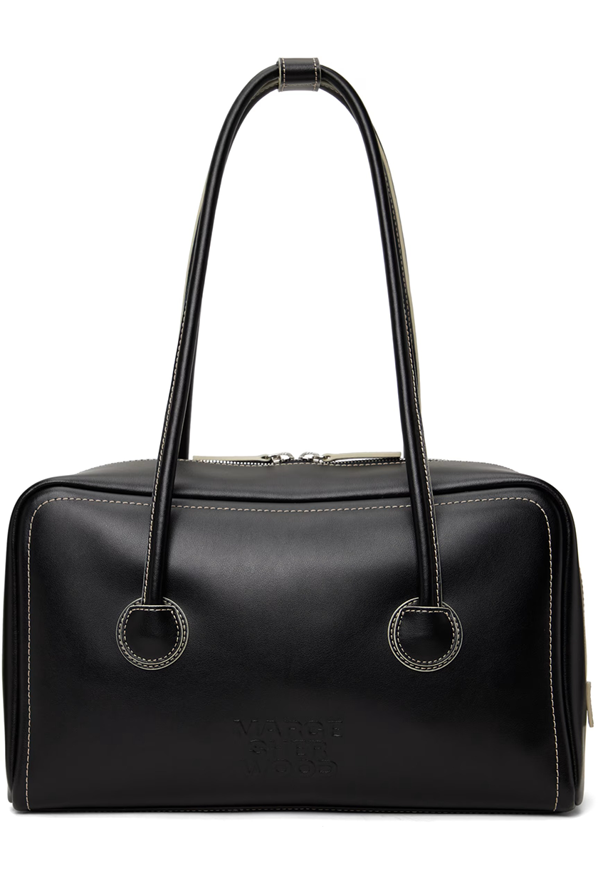 Black Soft Boston Bag
