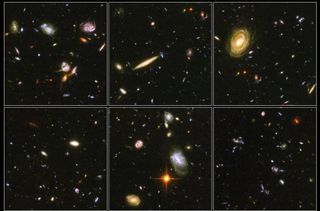 sampling of galaxies from hubble ultra deep field image