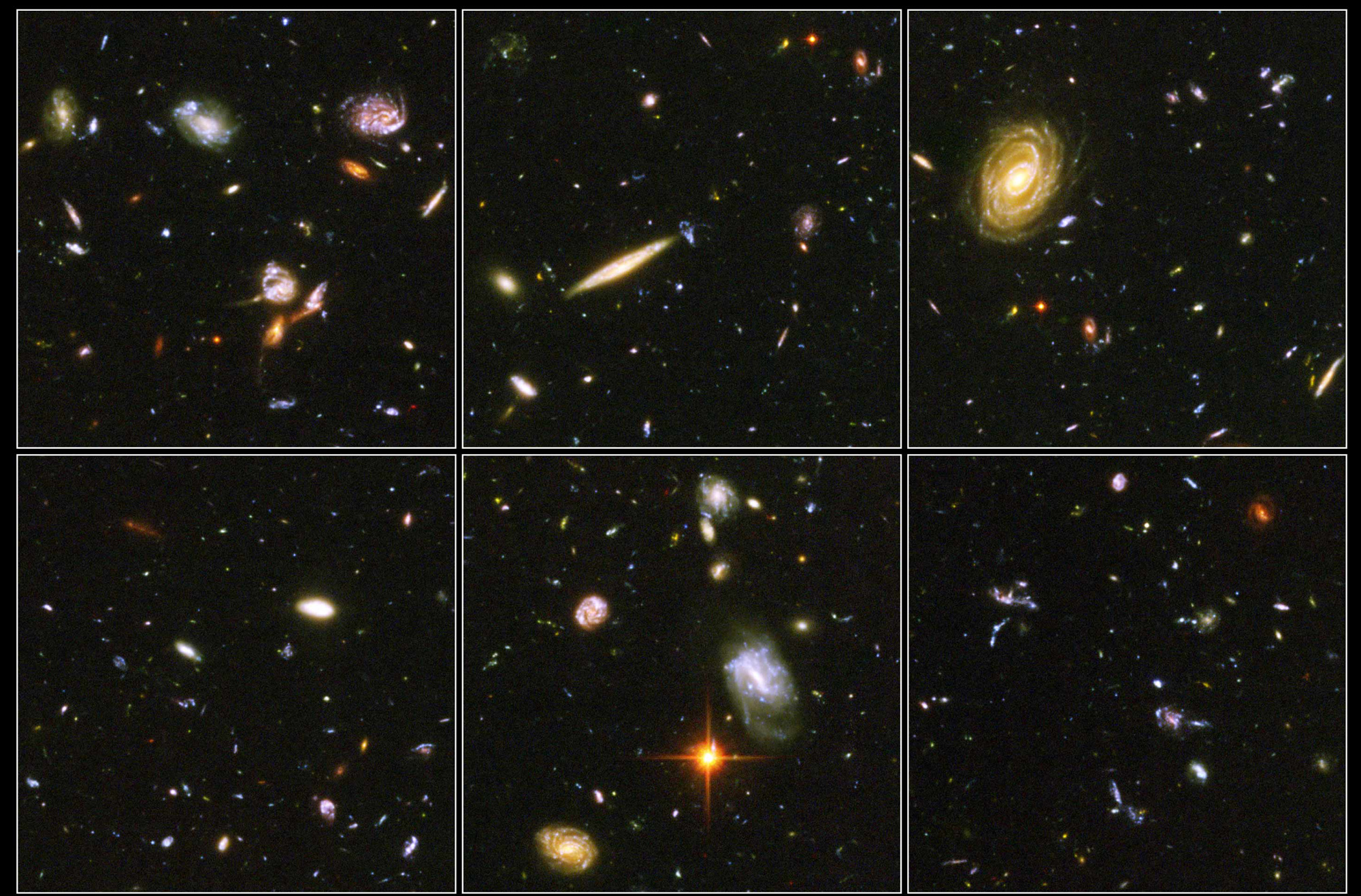 26 Cosmic Photos From The Hubble Space Telescopes Ultra Deep Field Space 