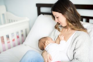 mom, breastfeeding, nursing, newborn, baby