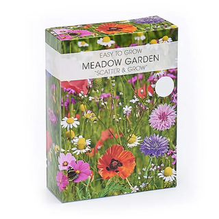 A box of meadow flower seeds, available to buy from B&Q