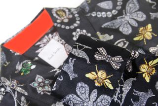 Silk collar shirt by Paul Smith with Bentley & Skinner print