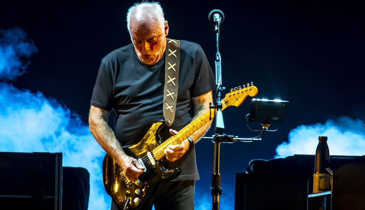 David Gilmour performs at Circo Massimo in Rome, Italy on September 27, 2024