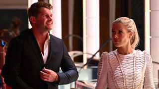 Greg Mallett and Lady Amelia Spencer attend the launch of 818 Tequila in the UAE hosted by Kendall Jenner with an after party at Cloud22 during the Grand Reveal Weekend for Atlantis The Royal, Dubai's new ultra-luxury hotel on January 20, 2023 in Dubai, United Arab Emirates.