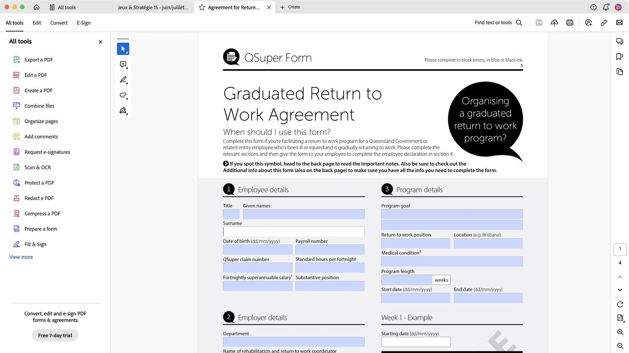 Adobe Acrobat Reader screenshot during our review