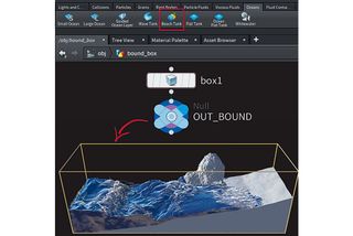 Water simulation: shelf