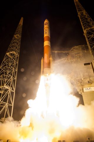 A United Launch Alliance successfully launched a Delta 4 rocket carrying the fifth Wideband Global SATCOM (WGS-5) satellite from Space Launch Complex-37 at Cape Canaveral Air Force Station in Florida on May 24, 2013.