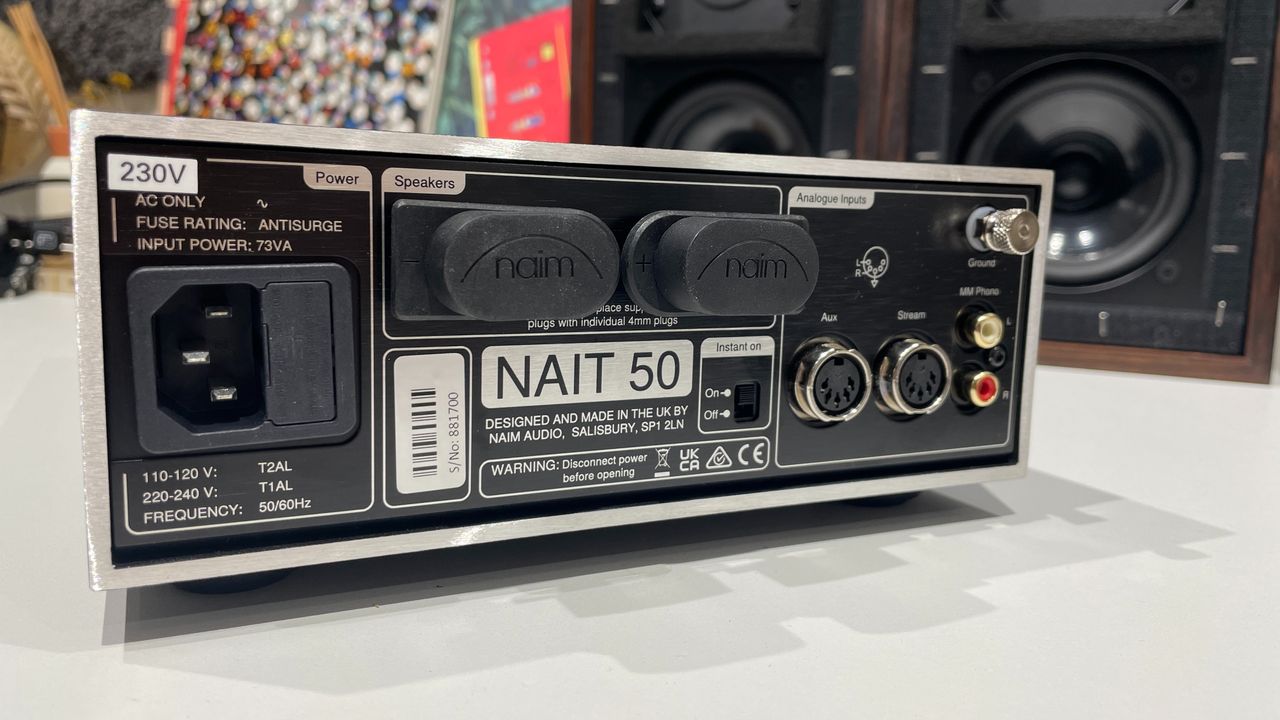 Naim Nait 50 rear panel connections