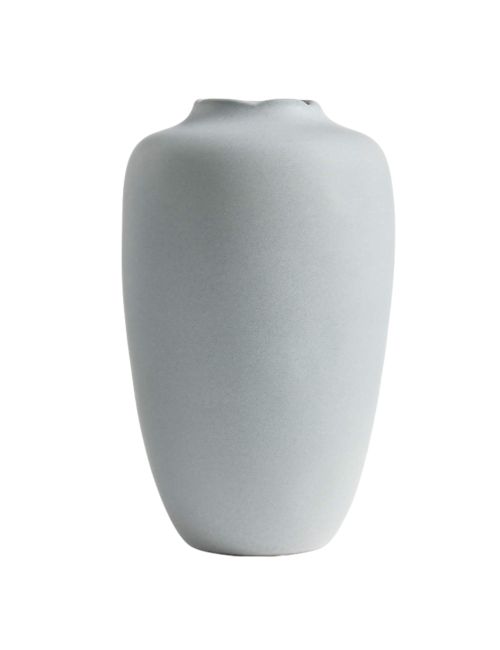 Pompeii Gray Blue Ceramic Vase 13"