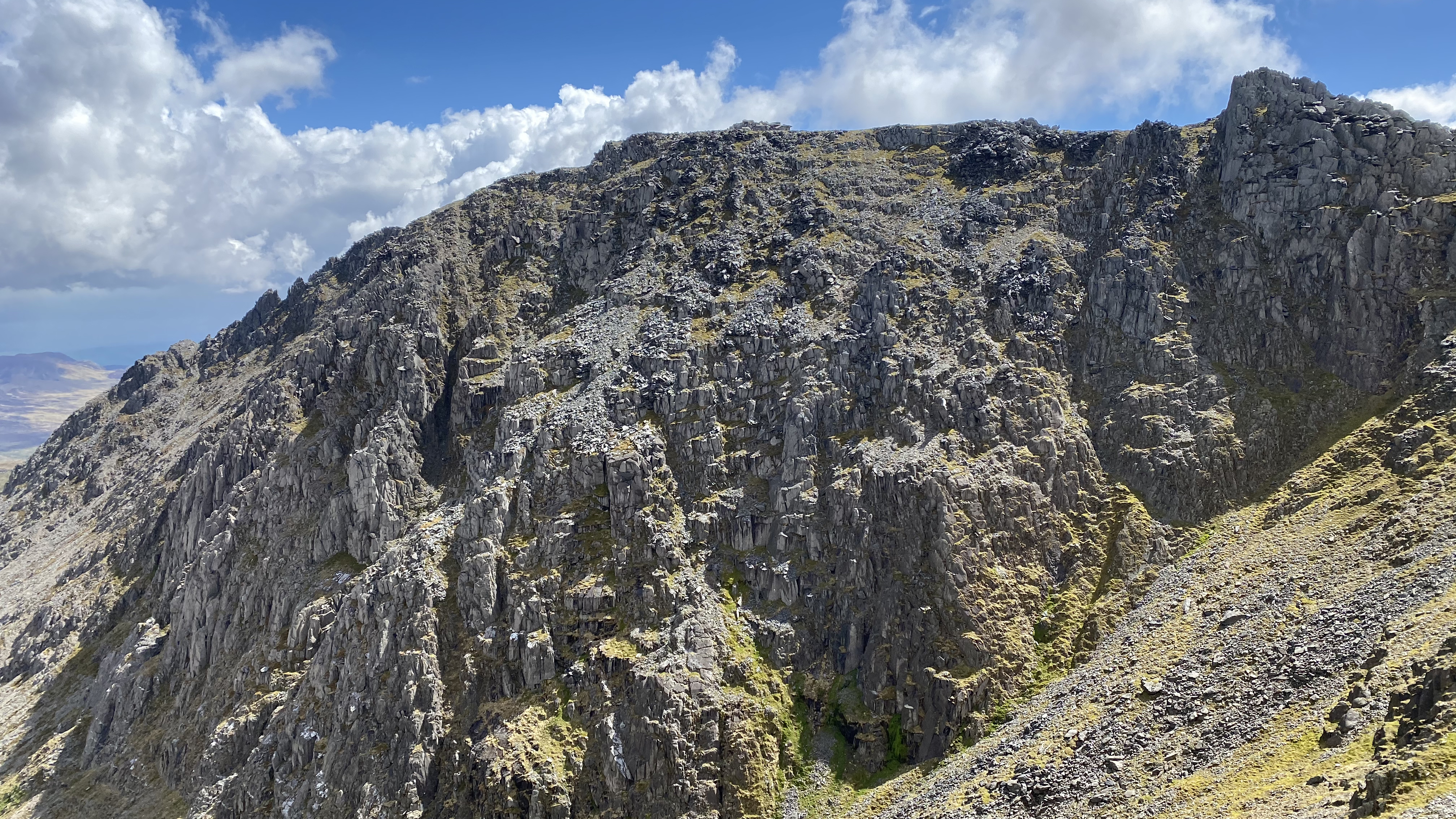 Glyder Fach's main cliffs