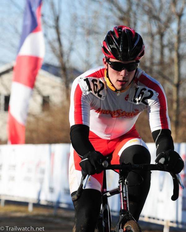 Kevin Severs (Iowa State) with one lap to go.