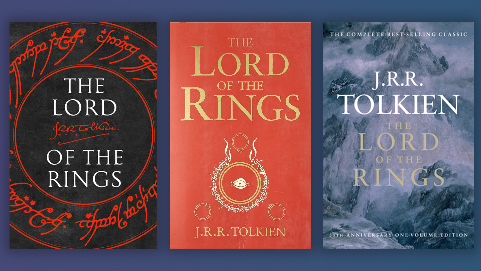 Lord of the Rings book covers