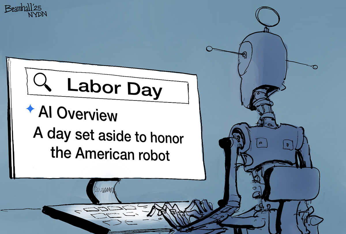 Political cartoon