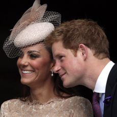 Prince Harry and Kate Middleton laughing 