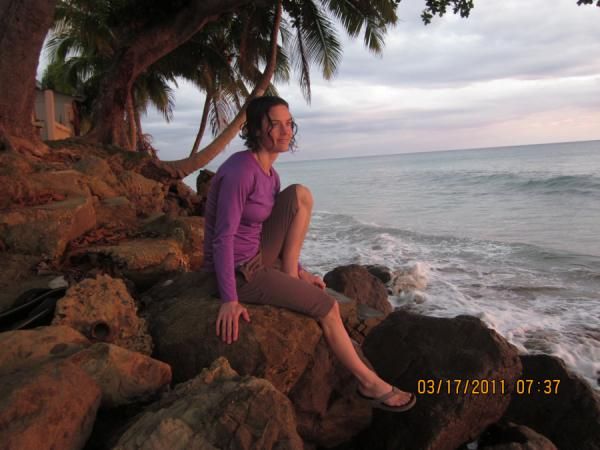 Mary McConneloug takes in the scenery