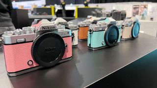 Nikon Z fc taken at the photography show; pink